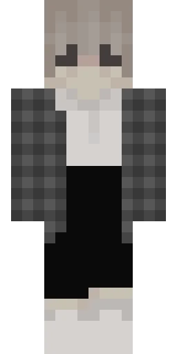 Серый скин Майнкрафт — скачать PNG бесплатно