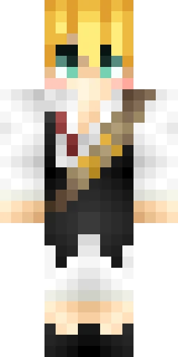 Аниме скин Майнкрафт — скачать PNG бесплатно