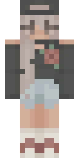 Серый скин Майнкрафт — скачать PNG бесплатно