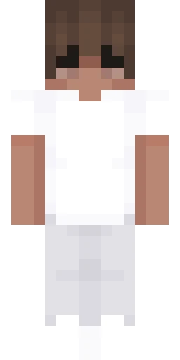Белый скин Майнкрафт — скачать PNG бесплатно