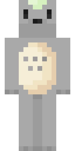 Серый скин Майнкрафт — скачать PNG бесплатно