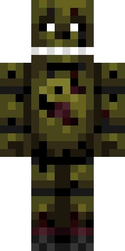 Страшный скин Майнкрафт — скачать PNG бесплатно