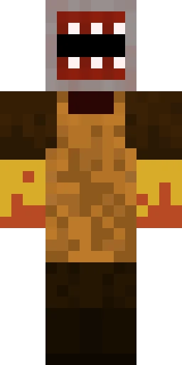 Страшный скин Майнкрафт — скачать PNG бесплатно
