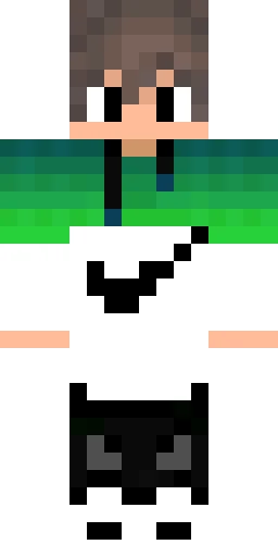 Зелёный скин Майнкрафт — скачать PNG бесплатно