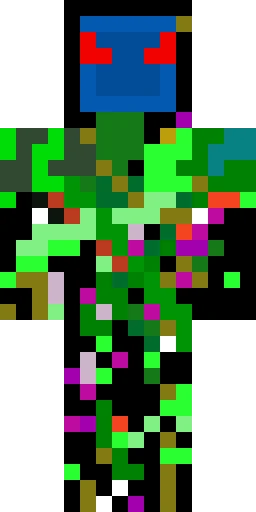Страшный скин Майнкрафт — скачать PNG бесплатно