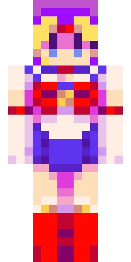 Аниме скин Майнкрафт — скачать PNG бесплатно