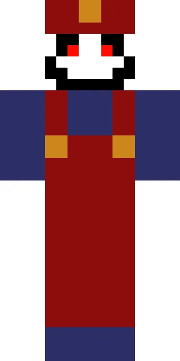 Страшный скин Майнкрафт — скачать PNG бесплатно