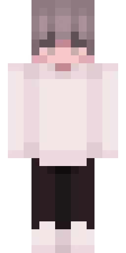 Серый скин Майнкрафт — скачать PNG бесплатно