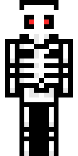 Страшный скин Майнкрафт — скачать PNG бесплатно