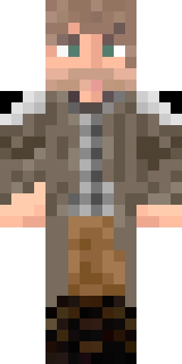 В пальто скин Майнкрафт — скачать PNG бесплатно