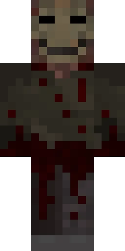 Страшный скин Майнкрафт — скачать PNG бесплатно