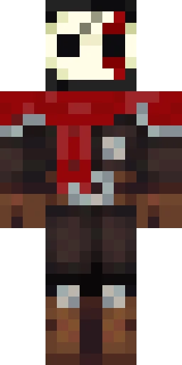 Страшный скин Майнкрафт — скачать PNG бесплатно