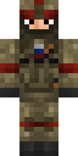 Военный скин Майнкрафт — скачать PNG бесплатно
