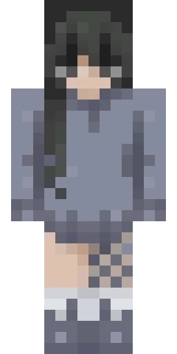 Фиолетовый скин Майнкрафт — скачать PNG бесплатно