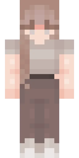 Серый скин Майнкрафт — скачать PNG бесплатно