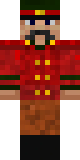 Красный скин Майнкрафт — скачать PNG бесплатно