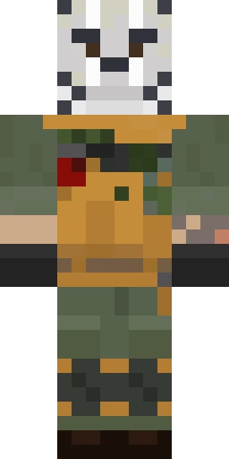 Страшный скин Майнкрафт — скачать PNG бесплатно