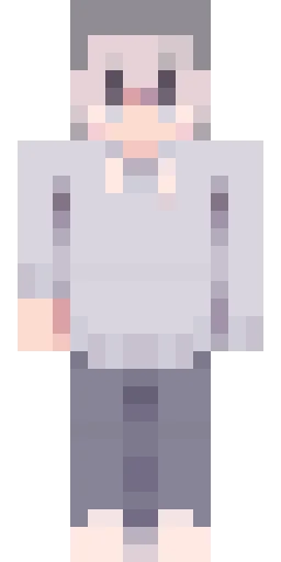 Серый скин Майнкрафт — скачать PNG бесплатно