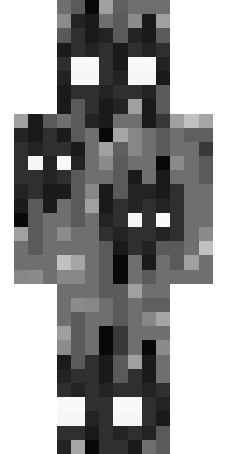 Тёмный скин Майнкрафт — скачать PNG бесплатно