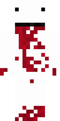 Страшный скин Майнкрафт — скачать PNG бесплатно