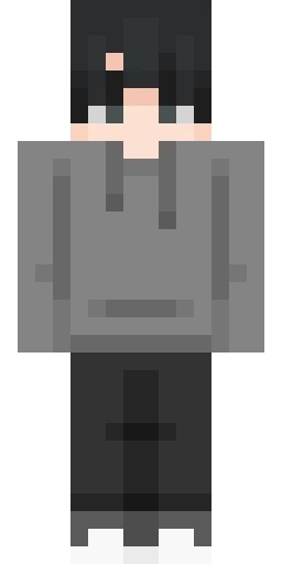 Серый скин Майнкрафт — скачать PNG бесплатно