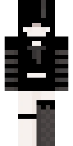 Тёмный скин Майнкрафт — скачать PNG бесплатно