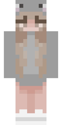 Серый скин Майнкрафт — скачать PNG бесплатно