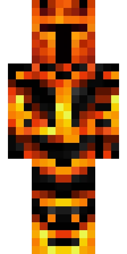 Огонь скин Майнкрафт — скачать PNG бесплатно