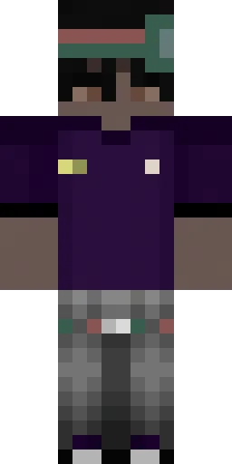 Фиолетовый скин Майнкрафт — скачать PNG бесплатно
