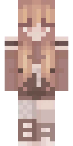 Коричневый скин Майнкрафт — скачать PNG бесплатно