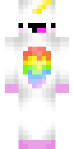 Радужный скин Майнкрафт — скачать PNG бесплатно