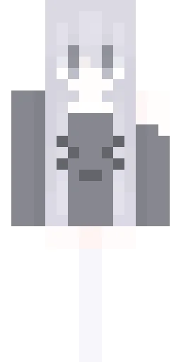 Серый скин Майнкрафт — скачать PNG бесплатно
