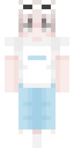 Милый скин Майнкрафт — скачать PNG бесплатно