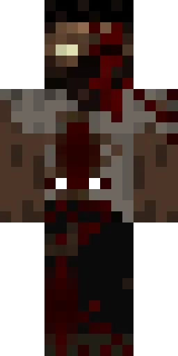 Страшный скин Майнкрафт — скачать PNG бесплатно