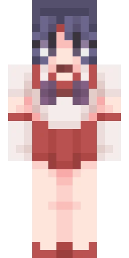 Аниме скин Майнкрафт — скачать PNG бесплатно