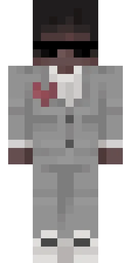 Серый скин Майнкрафт — скачать PNG бесплатно