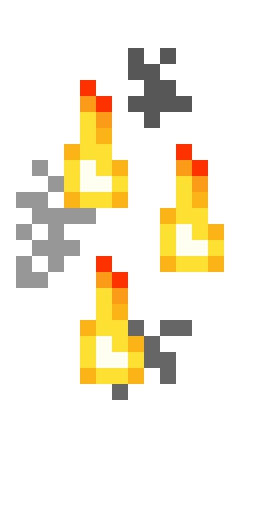 Огонь скин Майнкрафт — скачать PNG бесплатно