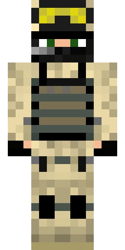 Военный скин Майнкрафт — скачать PNG бесплатно
