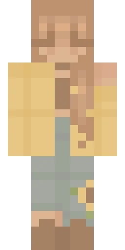 Жёлтый скин Майнкрафт — скачать PNG бесплатно