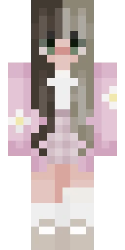 Розовый скин Майнкрафт — скачать PNG бесплатно