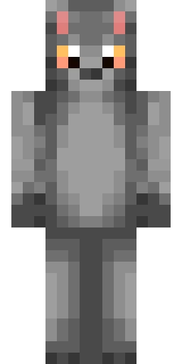 Серый скин Майнкрафт — скачать PNG бесплатно