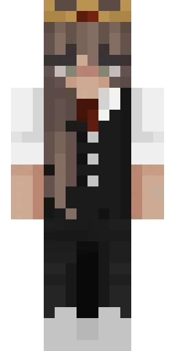 С короной скин Майнкрафт — скачать PNG бесплатно
