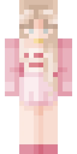 Розовый скин Майнкрафт — скачать PNG бесплатно