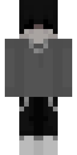 Серый скин Майнкрафт — скачать PNG бесплатно