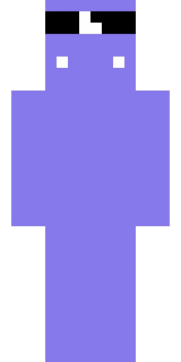 Фиолетовый скин Майнкрафт — скачать PNG бесплатно