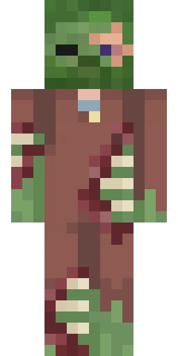 Страшный скин Майнкрафт — скачать PNG бесплатно