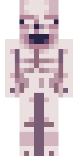 Страшный скин Майнкрафт — скачать PNG бесплатно