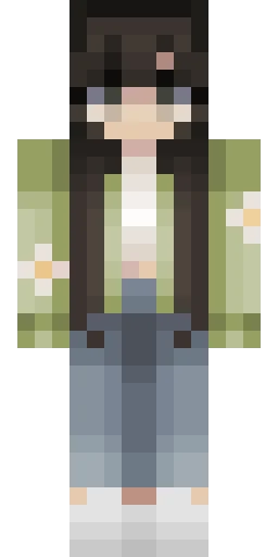 Зелёный скин Майнкрафт — скачать PNG бесплатно