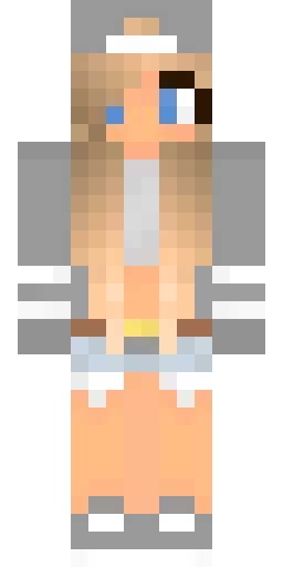 Серый скин Майнкрафт — скачать PNG бесплатно