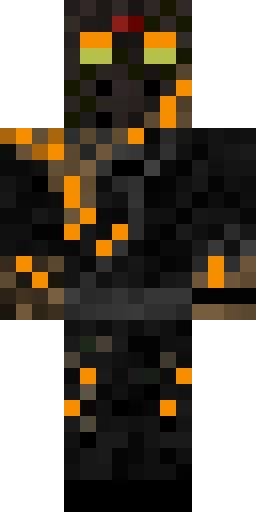 Страшный скин Майнкрафт — скачать PNG бесплатно